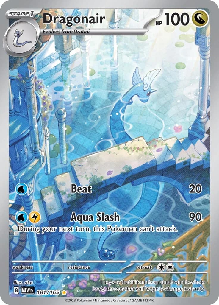 Dragonair Scarlet & Violet 151 181 Pokémon card