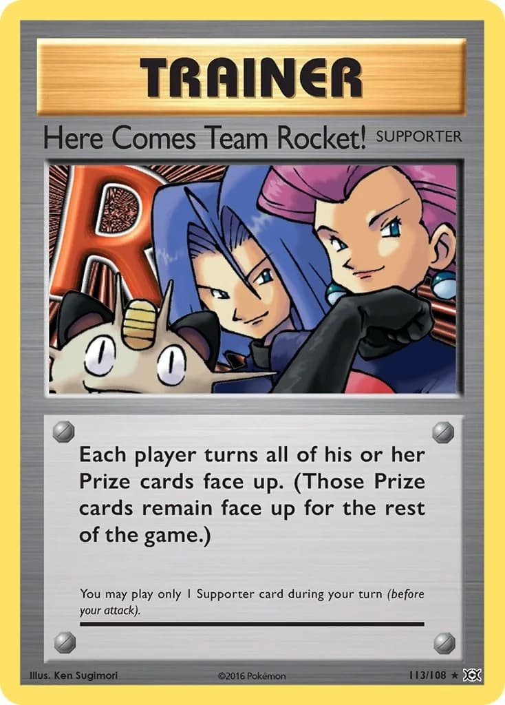 Here Comes Team Rocket! Evolutions 113 Pokémon card
