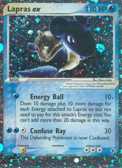 Lapras EX Ruby & Sapphire 99 Pokémon card