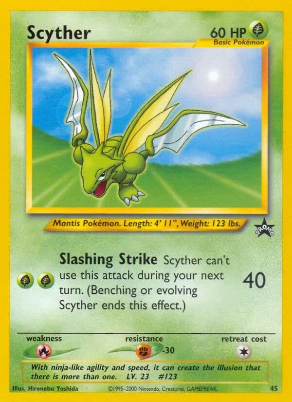 Scyther Promo 45 Pokémon card
