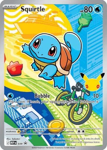 Squirtle Promo 39 Pokémon card