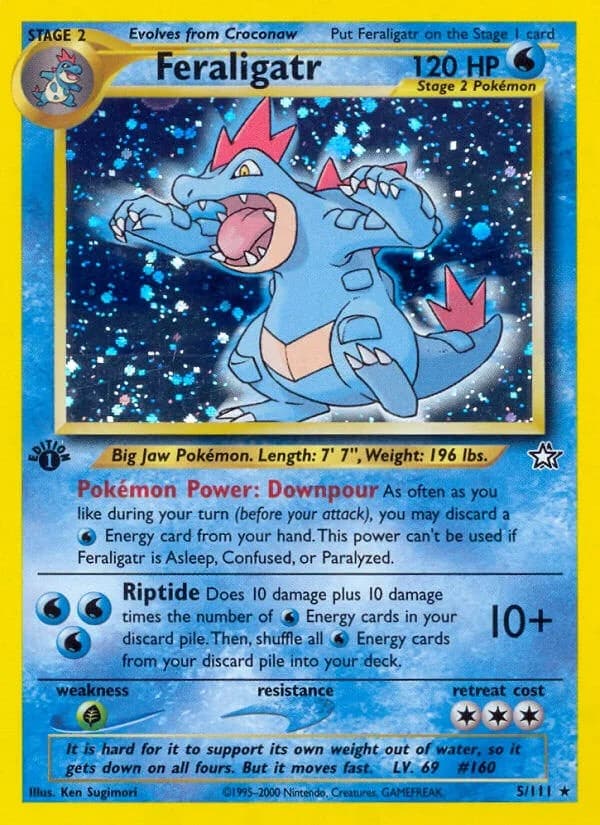 Feraligatr [1st Edition] Neo Genesis 5 Pokémon card