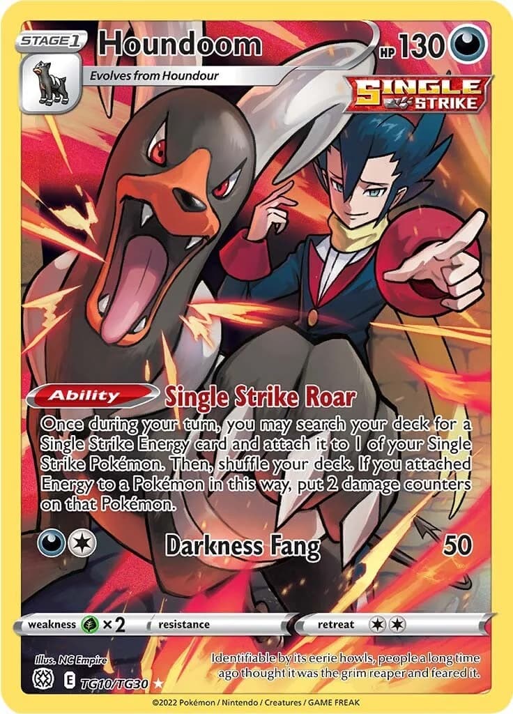 Houndoom Brilliant Stars TG10 Pokémon card
