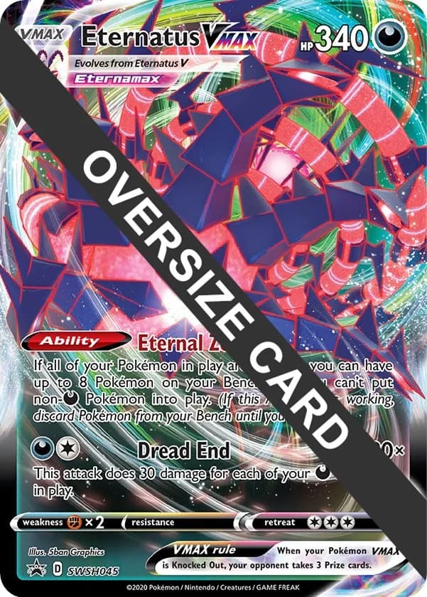 Eternatus VMAX Promo SWSH045 Pokémon card
