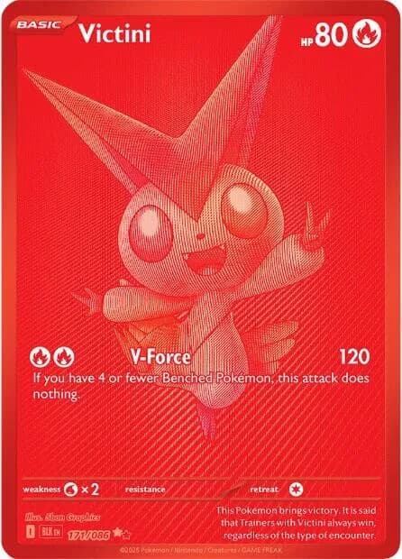 Victini Black Bolt 171 Pokémon card