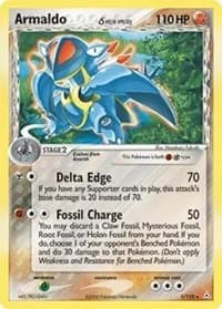 Armaldo Holon Phantoms 1 Pokémon card