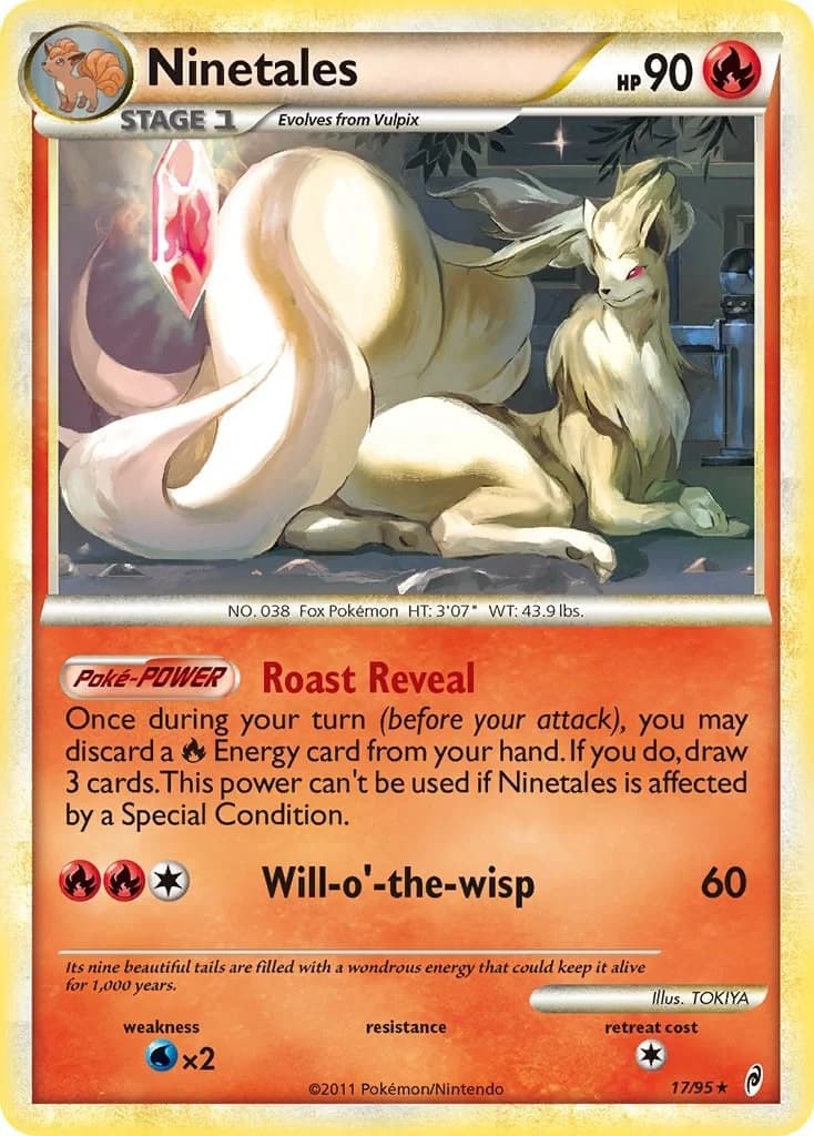Ninetales [Holo] Call of Legends 17 Pokémon card