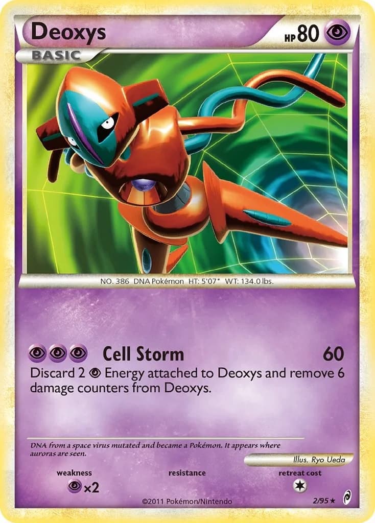 Deoxys Call of Legends 2 Pokémon card