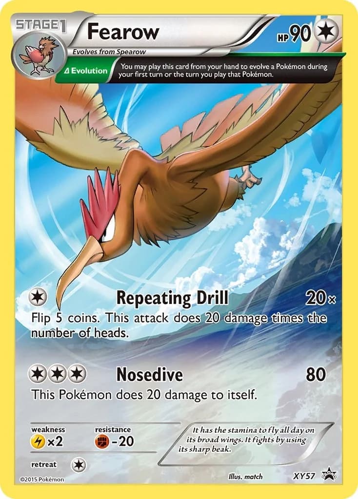 Fearow Promo XY57 Pokémon card
