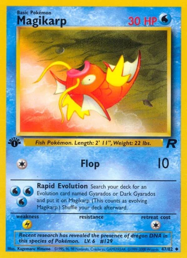 Magikarp [1st Edition] Team Rocket 47 Pokémon card