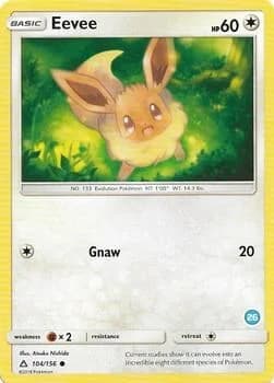 Eevee Alolan Sandslash & Ninetales 26 Pokémon card