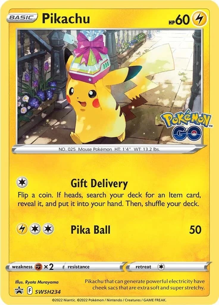 Pikachu Promo SWSH234 Pokémon card