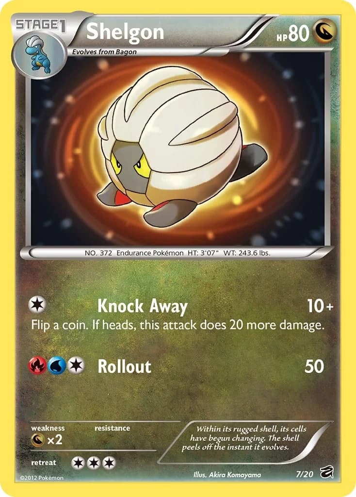 Shelgon Dragon Vault 7 Pokémon card