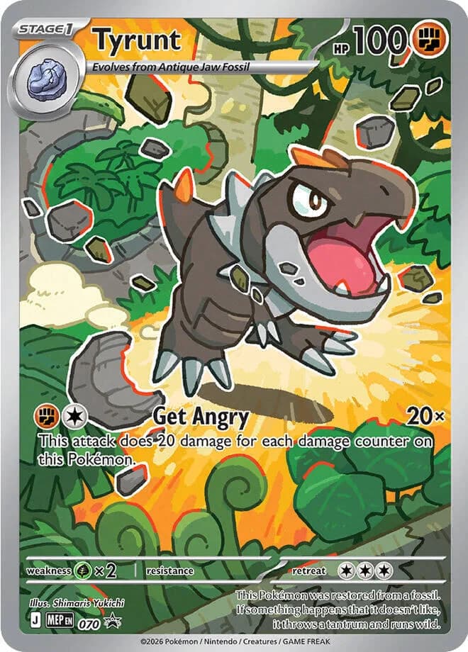 Tyrunt Promo 70 Pokémon card