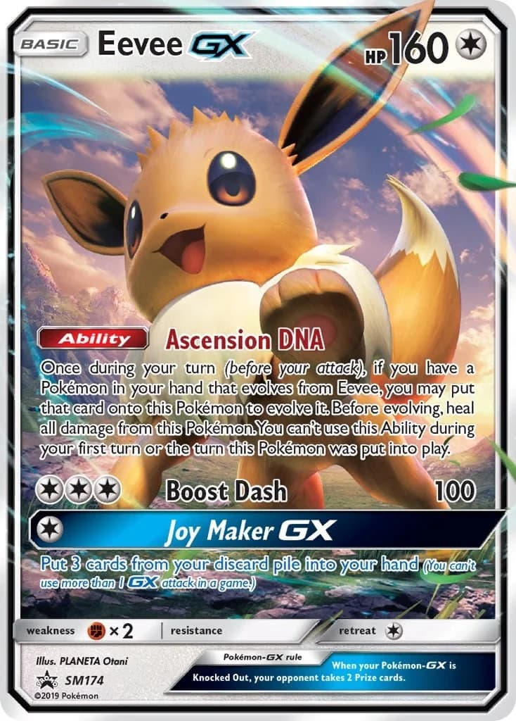 Eevee GX Promo SM174 Pokémon card