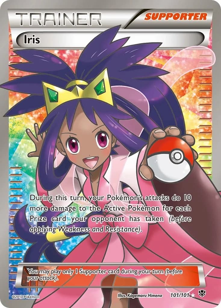 Iris Plasma Blast 101 Pokémon card