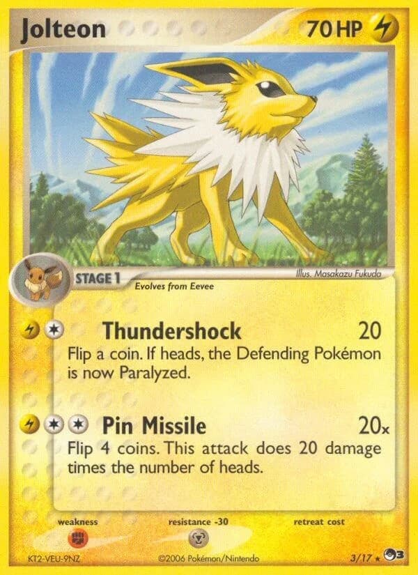 Jolteon [Holo] POP Series 3 3 Pokémon card
