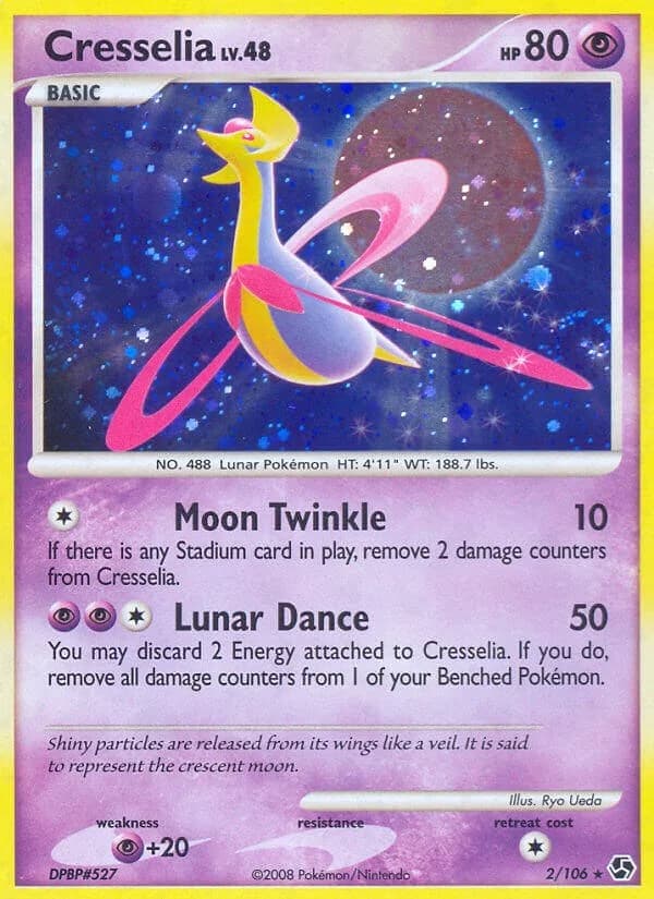 Cresselia Great Encounters 2 Pokémon card