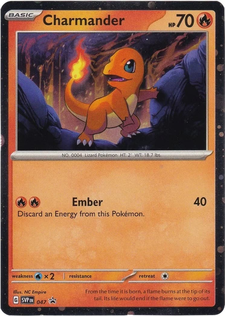Charmander Promo 47 Pokémon card