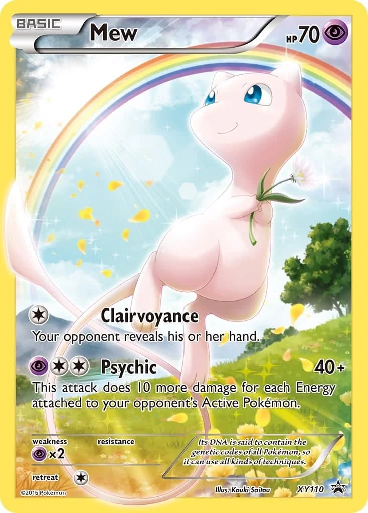 Mew Promo XY110 Pokémon card