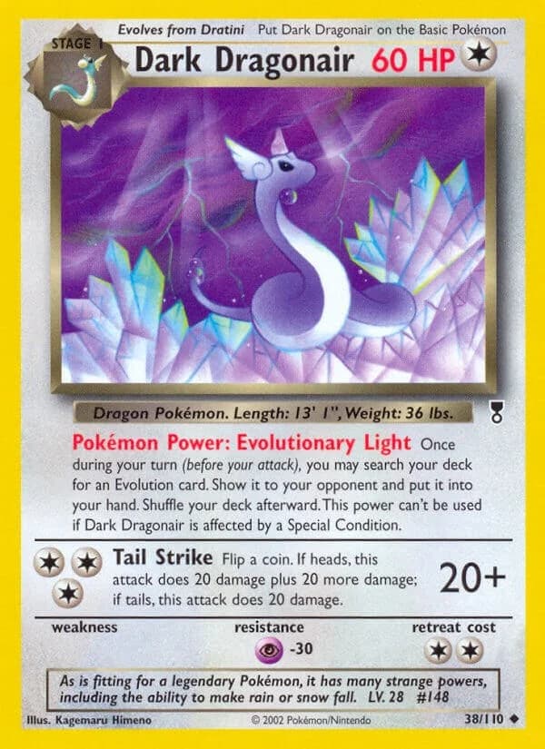 Dark Dragonair [Reverse Holo] Legendary Collection 38 Pokémon card