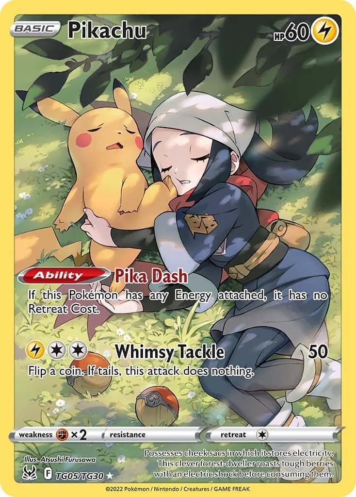 Pikachu Lost Origin TG05 Pokémon card
