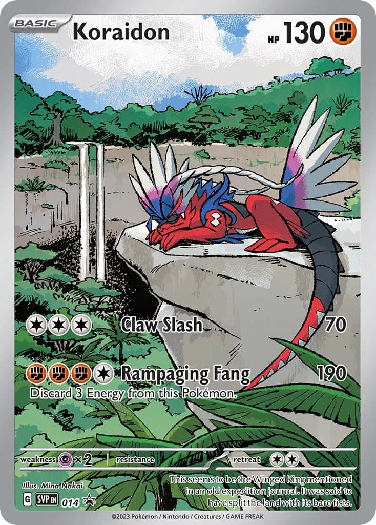 Koraidon Promo 14 Pokémon card