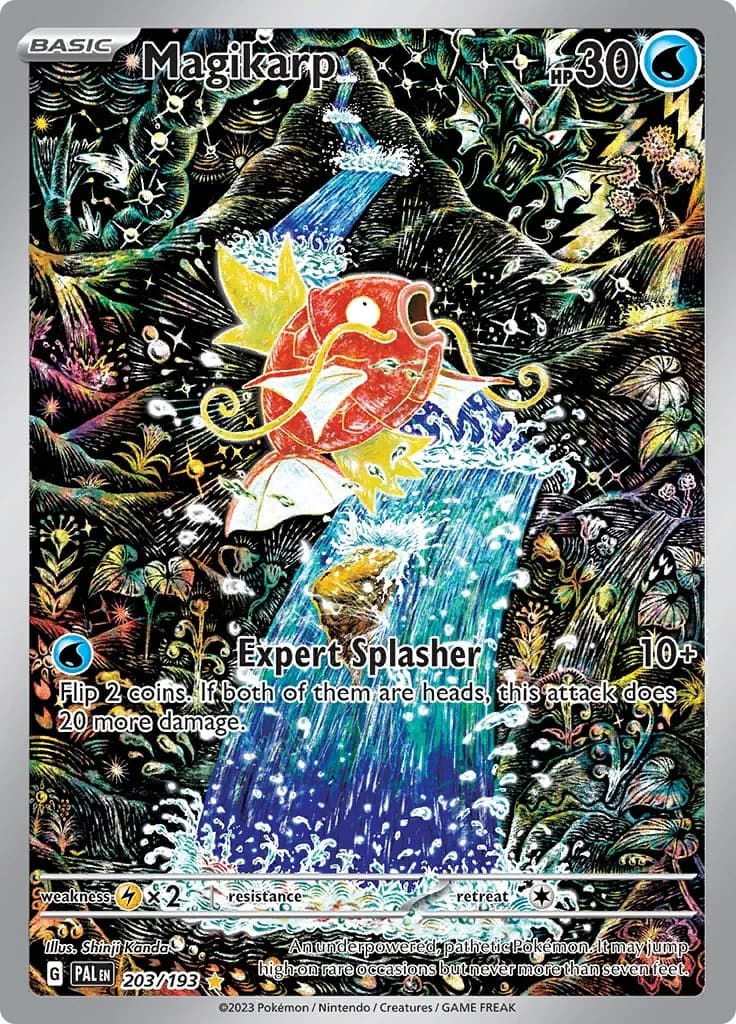 Magikarp Paldea Evolved 203 Pokémon card