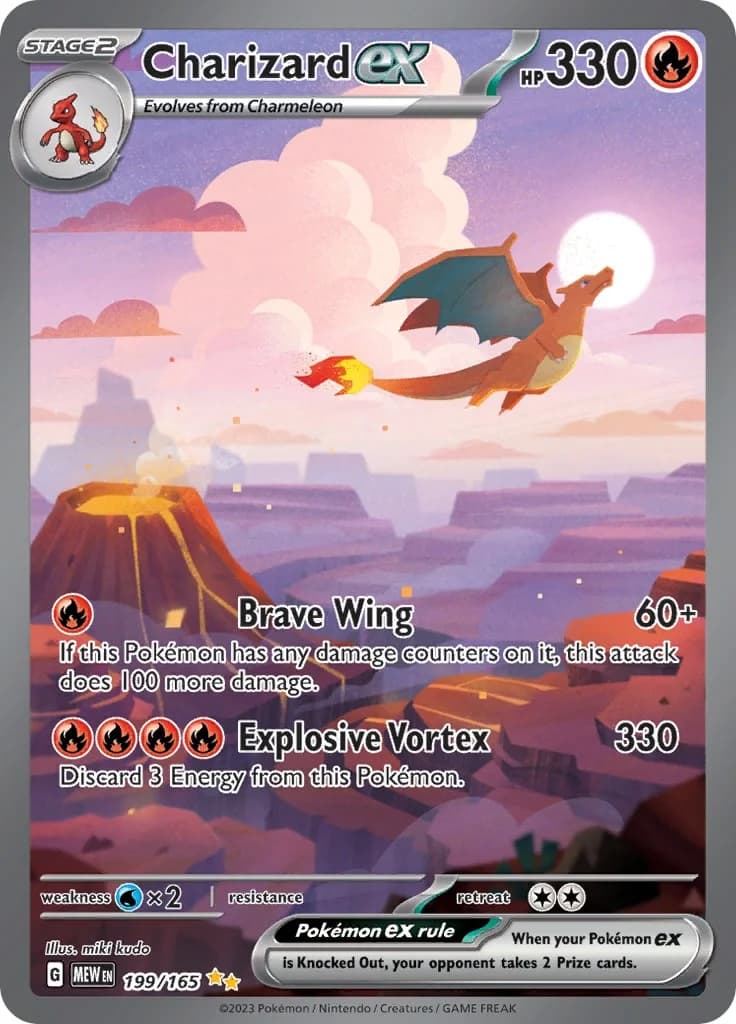 Charizard ex Scarlet & Violet 151 199 Pokémon card