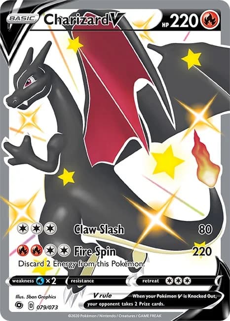 Charizard V Champion's Path 79 Pokémon card