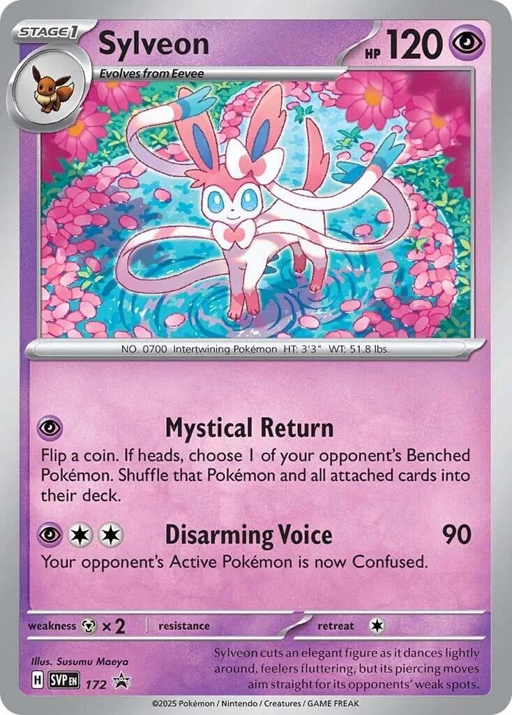 Sylveon Promo 172 Pokémon card