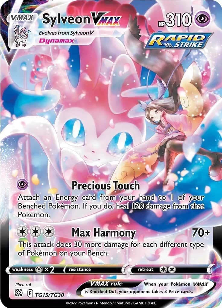 Sylveon VMAX Brilliant Stars TG15 Pokémon card