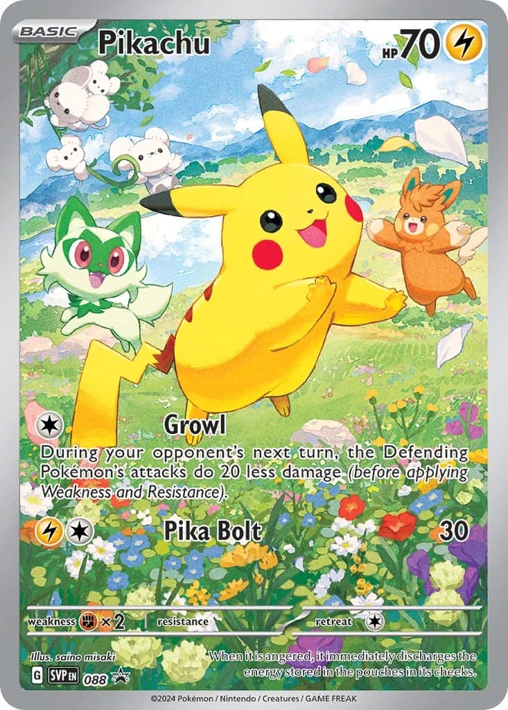 Pikachu Promo 88 Pokémon card