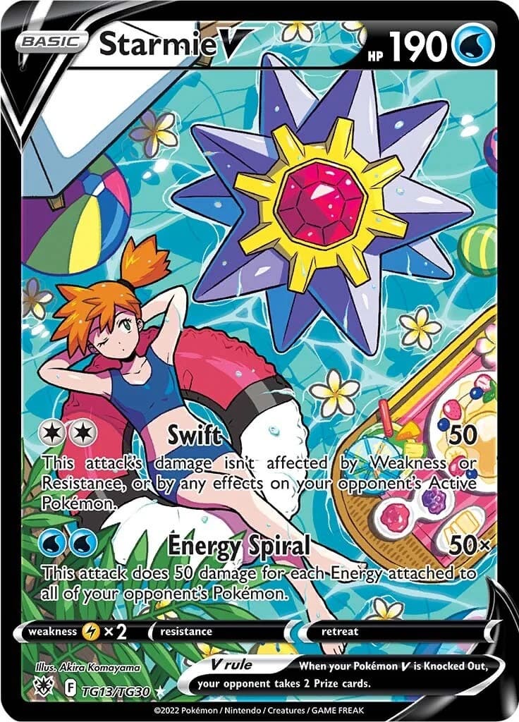 Starmie V Astral Radiance TG13 Pokémon card