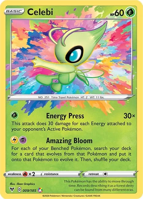 Celebi [Holo] Vivid Voltage 9 Pokémon card