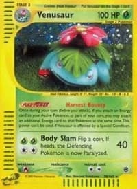 Venusaur Expedition 30 Pokémon card
