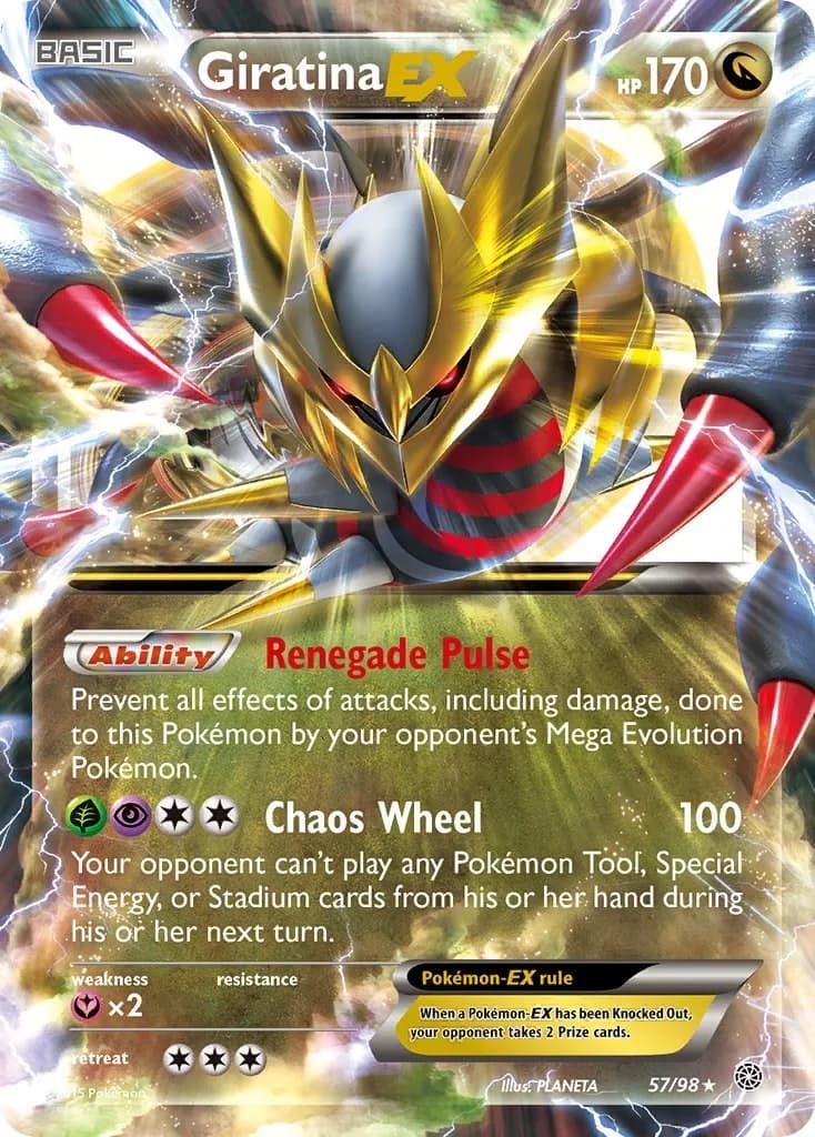Giratina EX Ancient Origins 57 Pokémon card