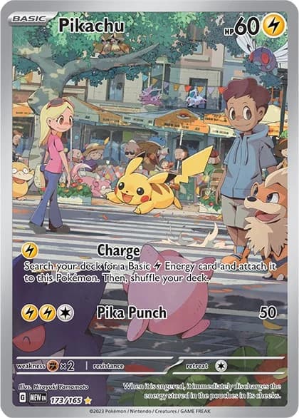 Pikachu Scarlet & Violet 151 173 Pokémon card
