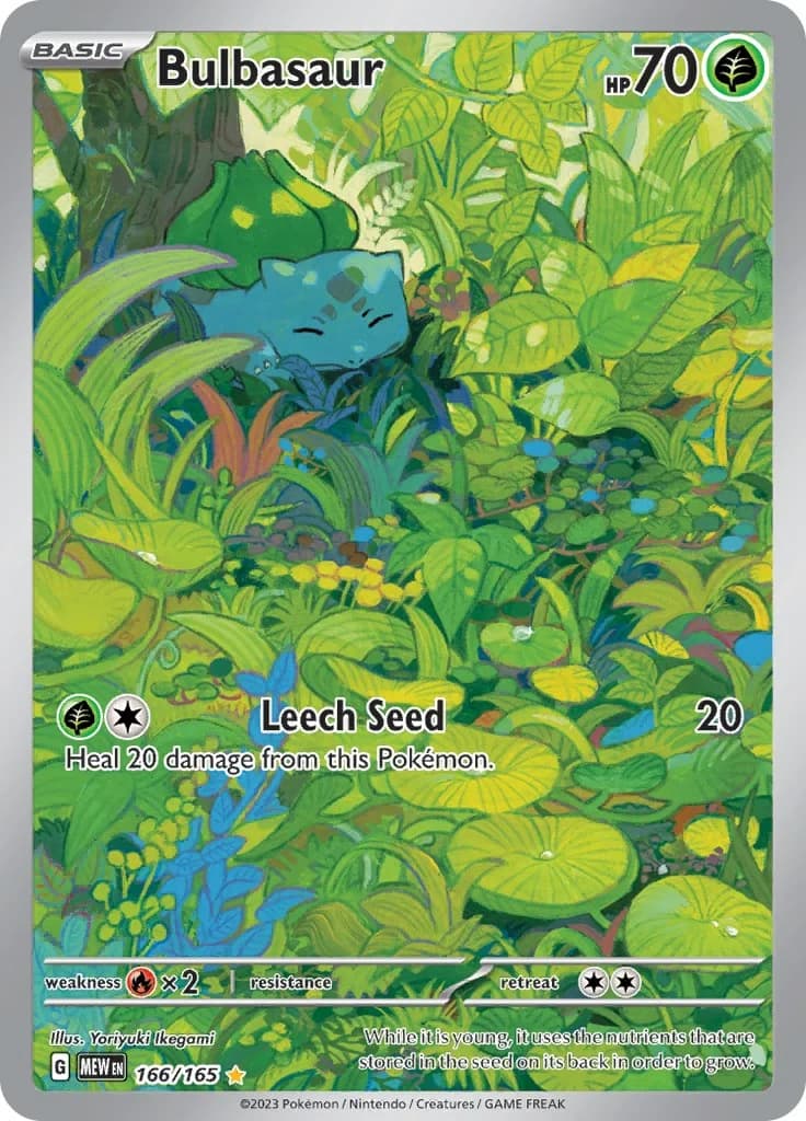Bulbasaur Scarlet & Violet 151 166 Pokémon card