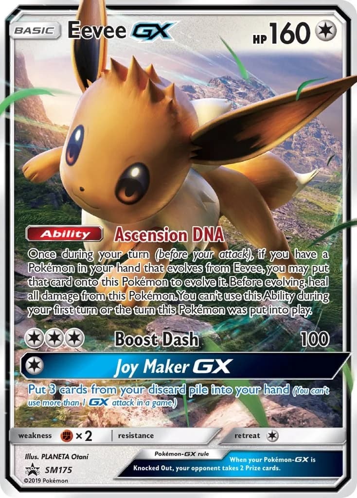 Eevee GX Promo SM175 Pokémon card