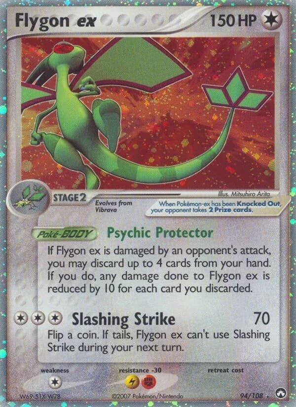 Flygon EX Power Keepers 94 Pokémon card