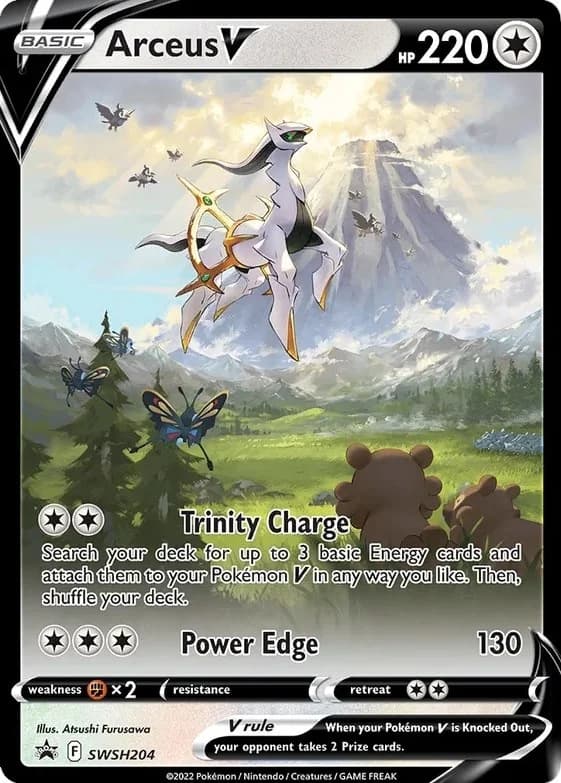 Arceus V Promo SWSH204 Pokémon card