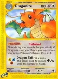 Dragonite Expedition 43 Pokémon card