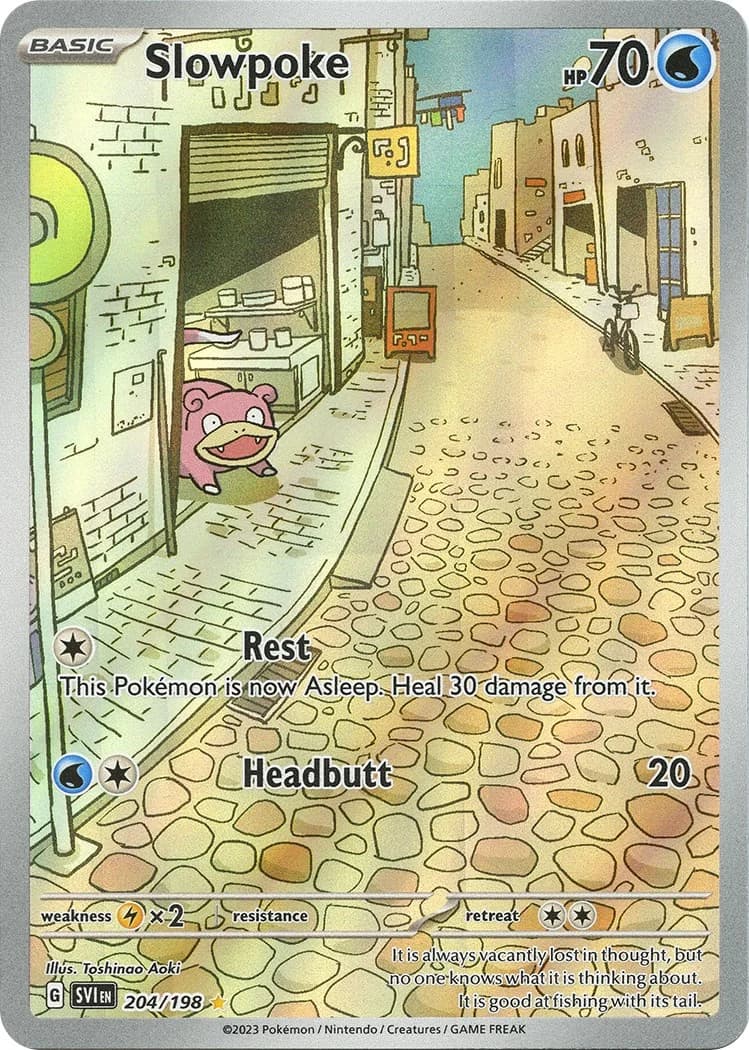 Slowpoke Scarlet & Violet 204 Pokémon card