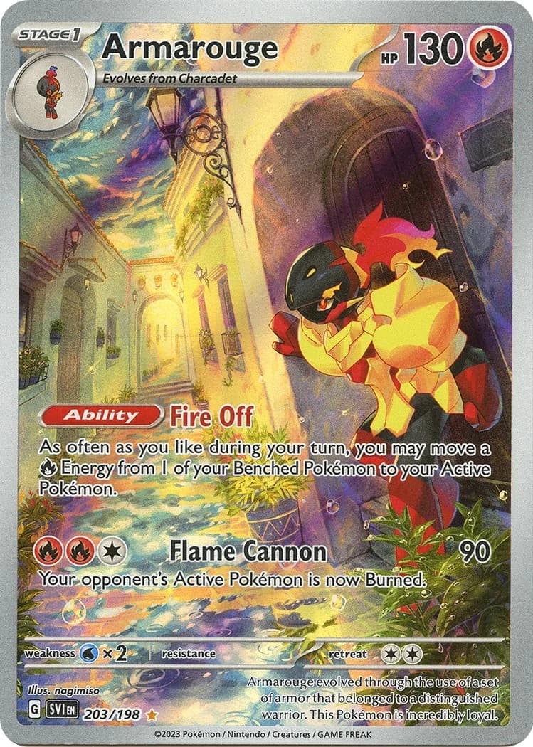 Armarouge Scarlet & Violet 203 Pokémon card