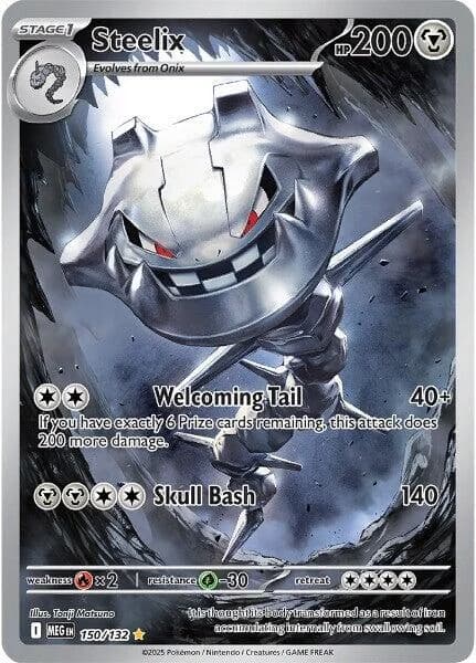 Steelix Mega Evolution 150 Pokémon card