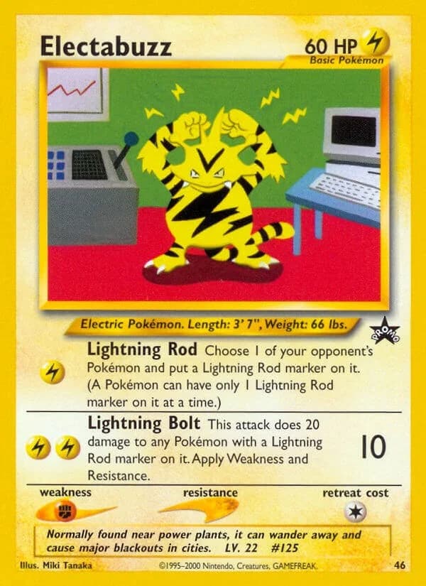 Electabuzz Promo 46 Pokémon card