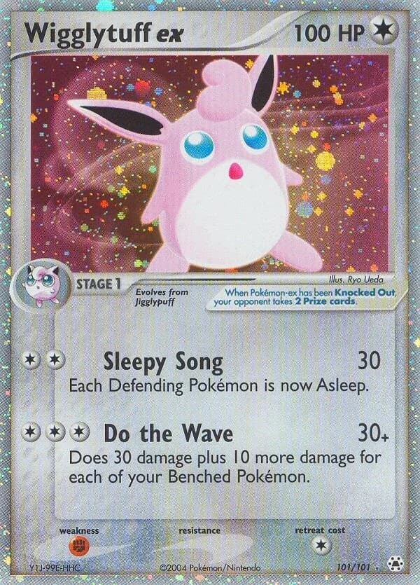 Wigglytuff EX Hidden Legends 101 Pokémon card
