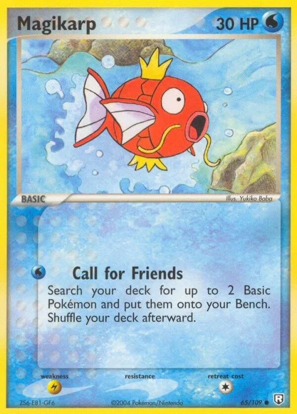 Magikarp Team Rocket Returns 65 Pokémon card