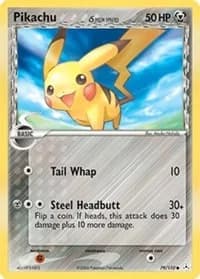 Pikachu Holon Phantoms 79 Pokémon card